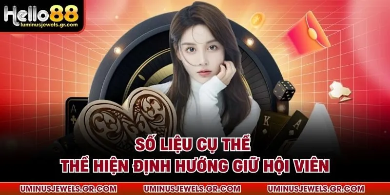 Số liệu cụ thể thể hiện định hướng giữ hội viên